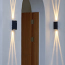 Moderne wasserdichte rechteckige LED-Wandleuchte für draußen