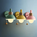 Nordic Macaron Globe 1-Light Wandleuchte