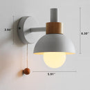 Nordic Macaron Globe 1-Light Wandleuchte