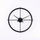 Retro Simple Double Rings Wanduhr