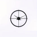 Retro Simple Double Rings Wanduhr