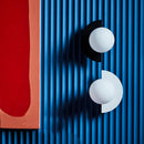 Moderne minimalistische Glas sphärischen bunten Halbkreis Design 1-Licht Wandleuchte Lampe
