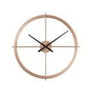 Retro Simple Double Rings Wanduhr